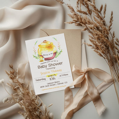 Mommy To Bee Baby Shower Invitation