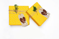 Yellow Honey Bee Wrapping Paper Sheets