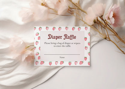 Berry Sweet Diaper Raffle