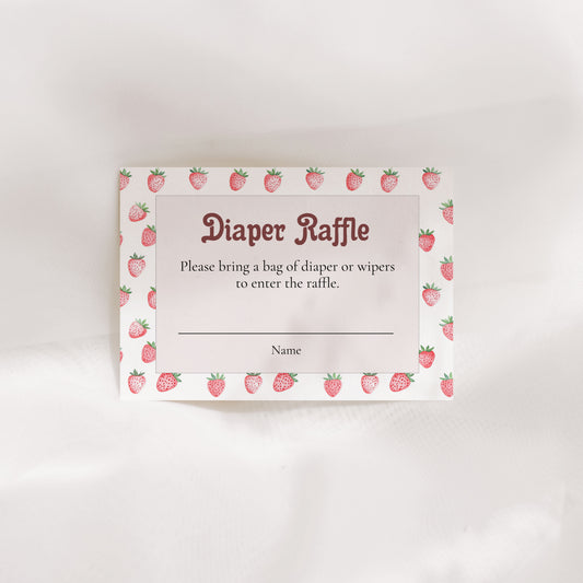 Berry Sweet Diaper Raffle