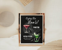 Spooky Ghost Halloween Signature Drinks Sign