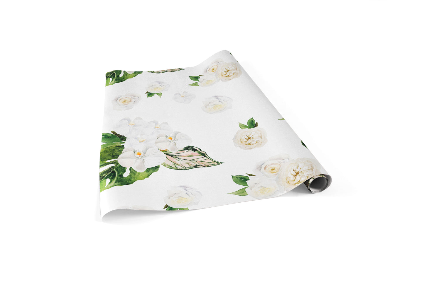 Botanical Watercolor Floral Wrapping Paper (5 sheets)