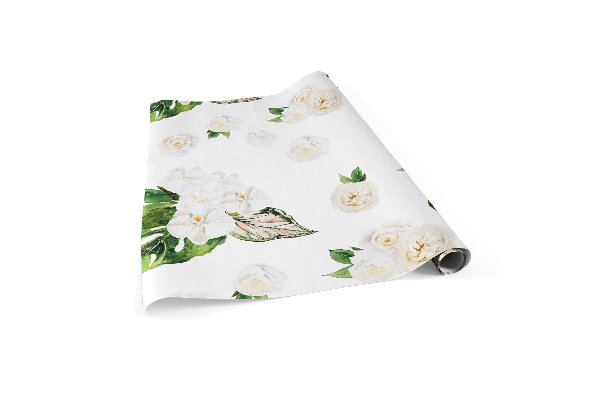 Botanical Watercolor Floral Wrapping Paper (5 sheets)