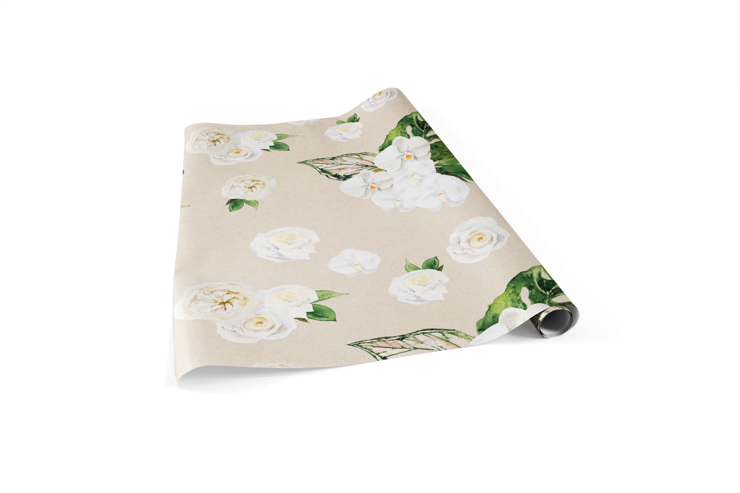 Botanical Watercolor Floral Wrapping Paper (5 sheets)