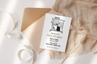 Doodle Open House or New Business Invitation