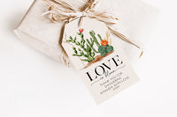 Southwestern Cactus Love Gift Tag