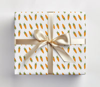 Easter Carrot Garden Wrapping Paper Sheets