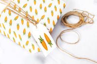 Easter Carrot Garden Wrapping Paper Sheets