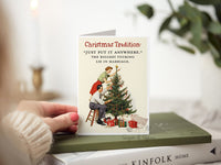 Let's Decorate the Tree Adult Funny Greeting Card