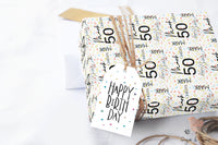 Custom Name Birthday Wrapping Paper
