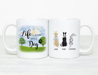 Dog Pet Lover Personalized Ceramic Mug