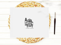 Illustrated Wedding Guest Book