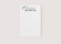 Nurse or Doctor Stethoscope Personalized Notepad