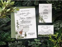 Evergreen Forest Wedding Invitation