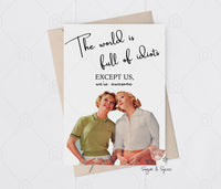 Funny Adult Greeting Card, Best Friend Card, Caring, Humor, Birthday Card