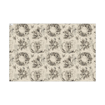 Vintage Santa Wrapping Paper Rolls Holiday Gift Wrap