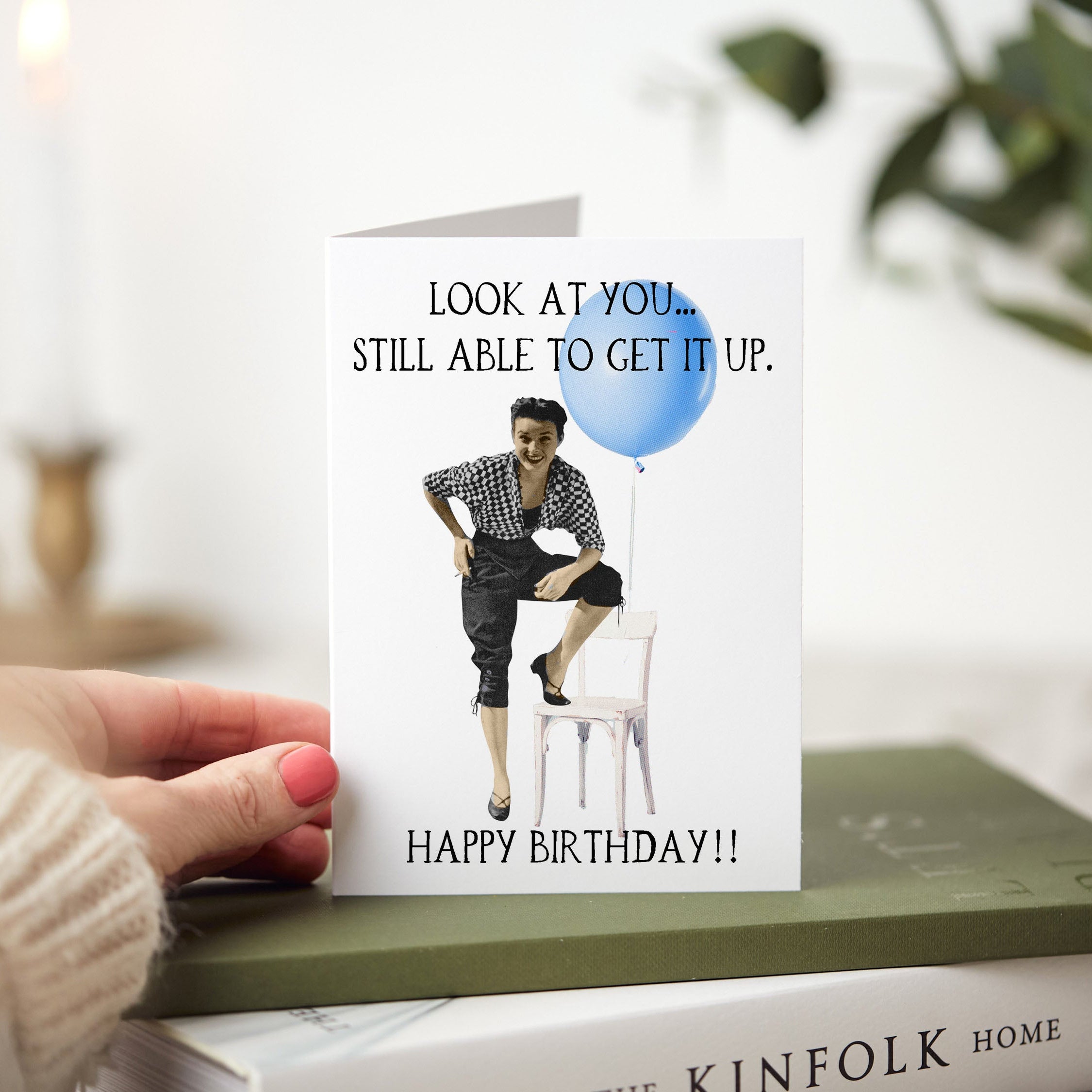 Funny Adult Man's Birthday Retro Greeting Card