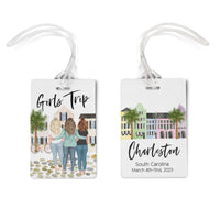 Charlston NC Girl Trip Luggage Tags