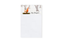 Orange Gnome Holiday Notepad