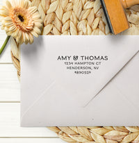 Good Time Wood Address Stamp