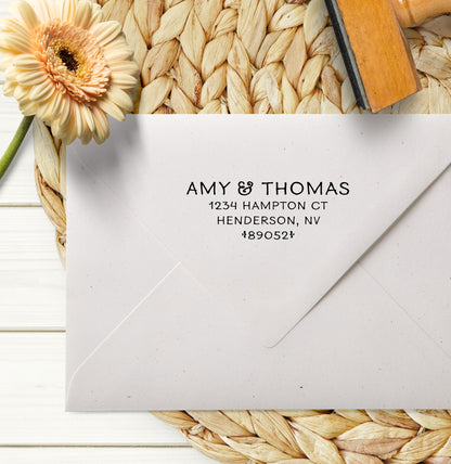 Good Time Wood Address Stamp