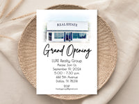 Grand Opening New Business Real Estate New Home Announcement