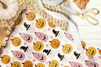 Halloween Pumpkins Witch Hat Wrapping Paper Sheets