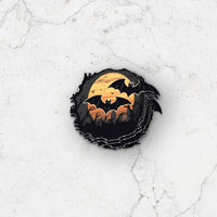 Spooky Bats and Moonlight Weatherproof Decal Halloween