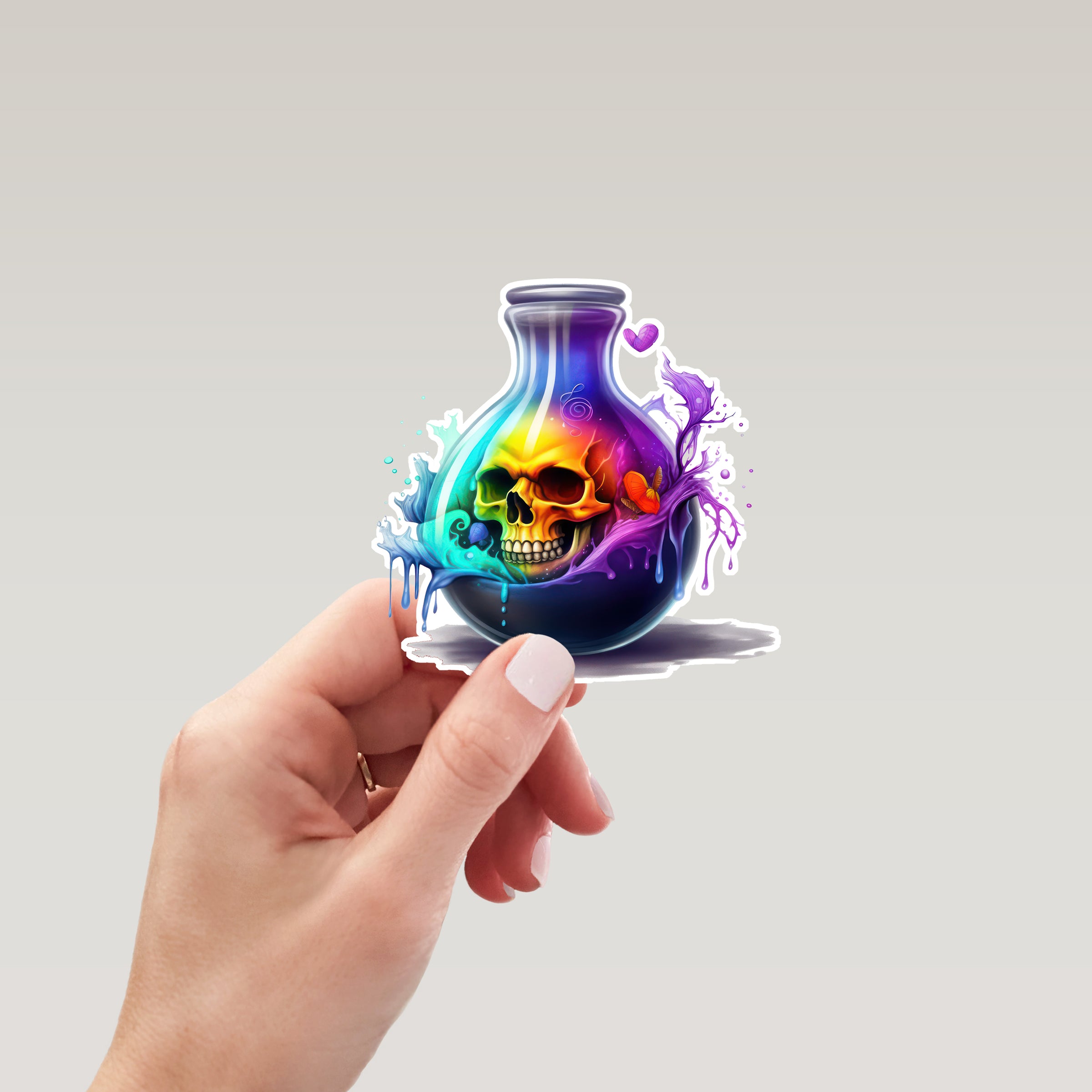 Pick Your Poison Vinyl Sticker Reading Weatherproof Decal Halloween