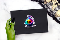 Pick Your Poison Vinyl Sticker Reading Weatherproof Decal Halloween