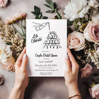 Invitation, custom, baby, bridal, wedding, holiday, event, party,
