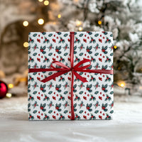 Christmas Holly Wrapping Paper Roll