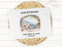 Watercolor Mediterranean Guest Book