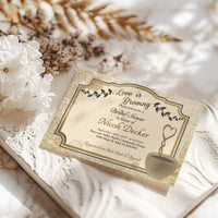 Love is Brewing Coffee Landscape Bridal Shower Invitation