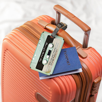 Retro Cassette Mixed Tape Luggage Tag