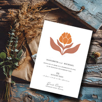 Modern Southwestern Wedding Invitation Suite