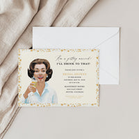 Retro Celebration Bridal Shower Invitation