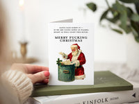 Light Up Christmas Adult Funny Greeting Card