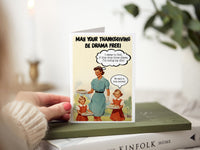 Thanksgiving Helpers Funny Greeting Card
