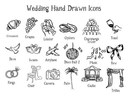 Illustrated Wedding Guest Book