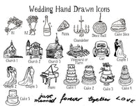 Illustrated Wedding Guest Book