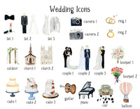 Wedding Cabo Watercolor Time Line Custom Sign
