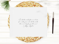 Watercolor Woodland Forest Wedding Guest Book