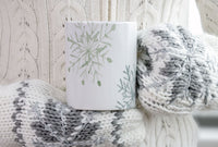 Snowflake Ceramic Mug — Winter Snowflakes 11oz & 15oz Holiday Coffee Cup