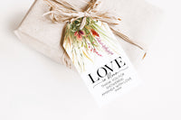 Wild Grass Boho Bridal Shower Gift Tag