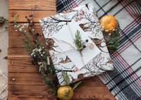 Woodland Deer Christmas Wrapping Paper Sheets