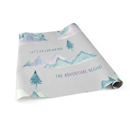 Adventure Begins Wrapping Paper - Premium Craft Supplies & Tools > Party & Gifting > Packaging & Wrapping from Sugar and Spice Invitations - Just $26.10! Shop now at Sugar and Spice Paper