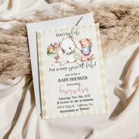 Alice in Wonderland Baby Shower Invitation - Premium  from Sugar and Spice Invitations - Just $1.95! Shop now at Sugar and Spice Paper