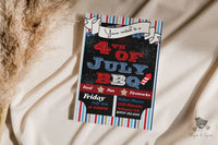 BBQ & Fireworks Fourth of July Invitation - Premium Paper & Party Supplies > Paper > Invitations & Announcements > Invitations from Sugar and Spice Invitations - Just $2.10! Shop now at Sugar and Spice Paper