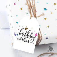 Best Wishes Birthday Gift Tag - Premium Craft Supplies & Tools > Party & Gifting > Labels, Stickers & Tags > Tags from Sugar and Spice Invitations - Just $24! Shop now at Sugar and Spice Paper